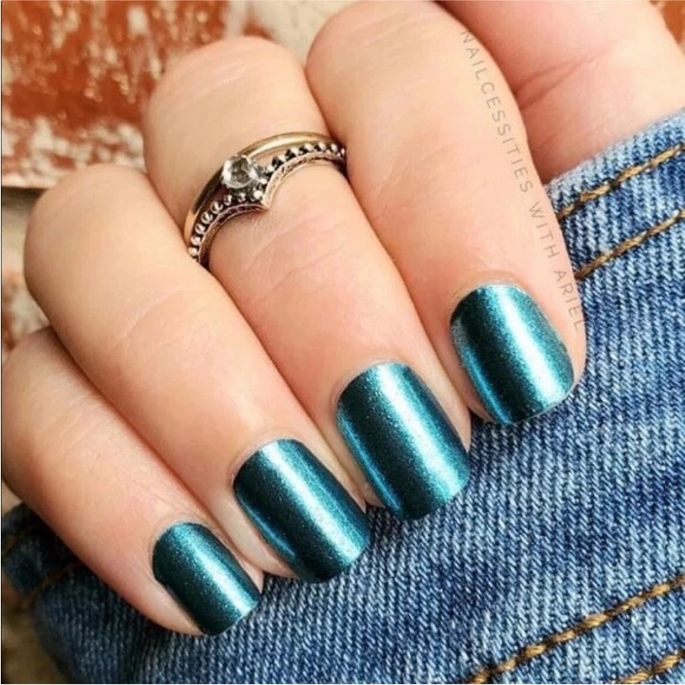 *Retired* Color Street: Space Case | Blue Metallic Fall Winter Spring Summer